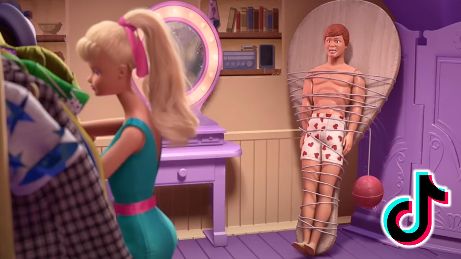 Barbie and Ken in Toy Story 3