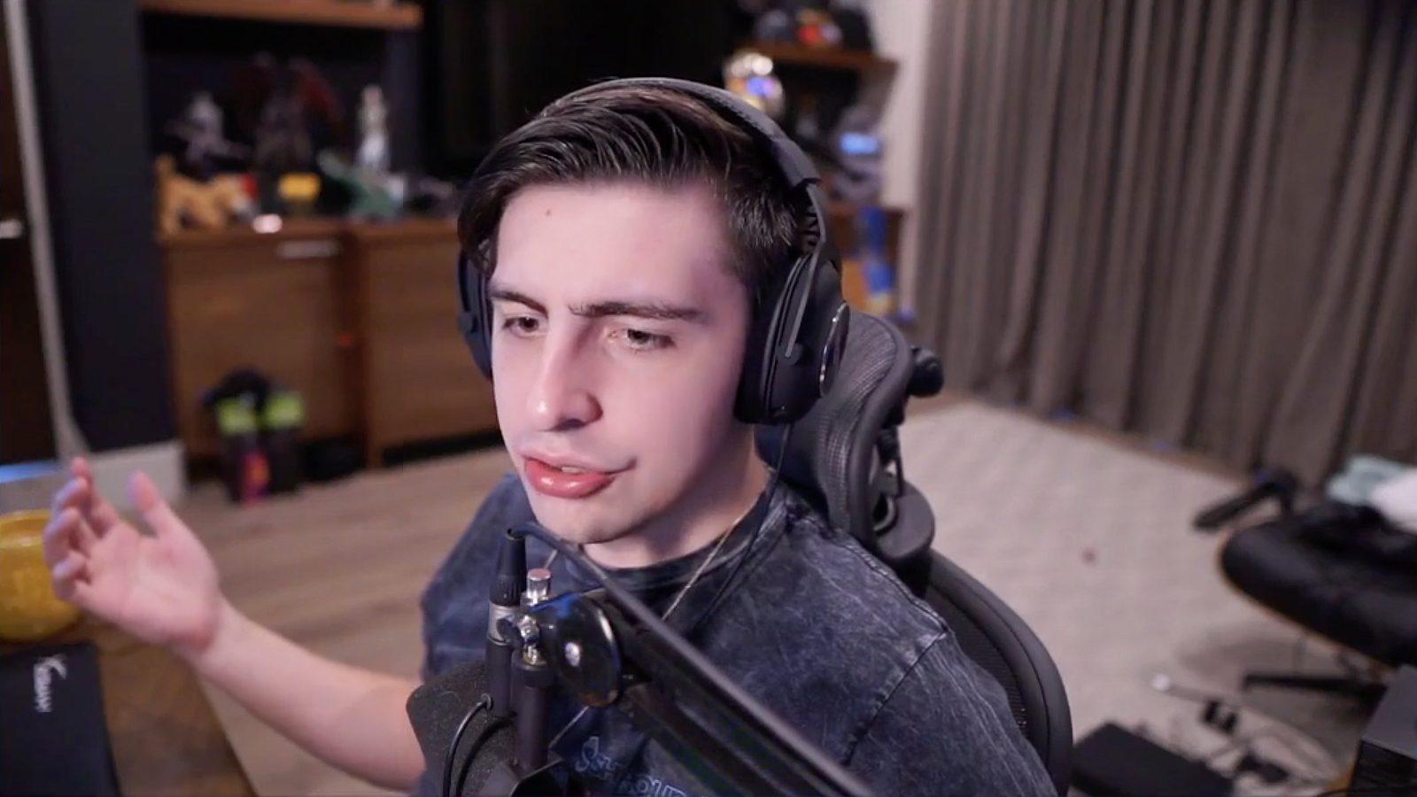 Shroud at his streaming setup.