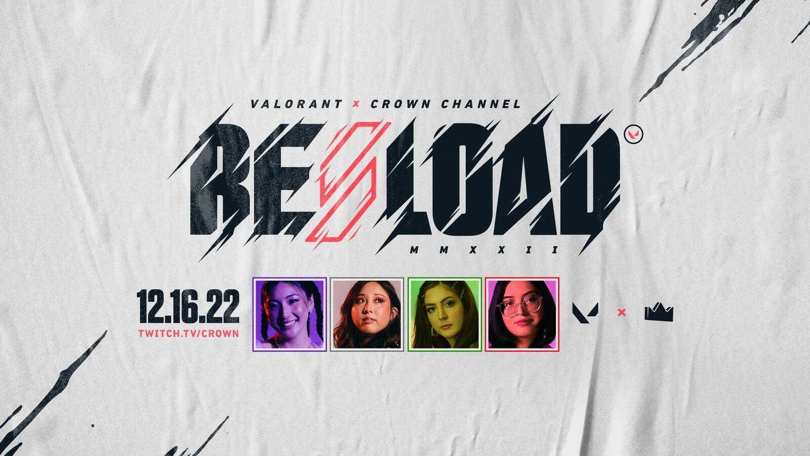 RELOAD Valorant event featuring Stewie2k