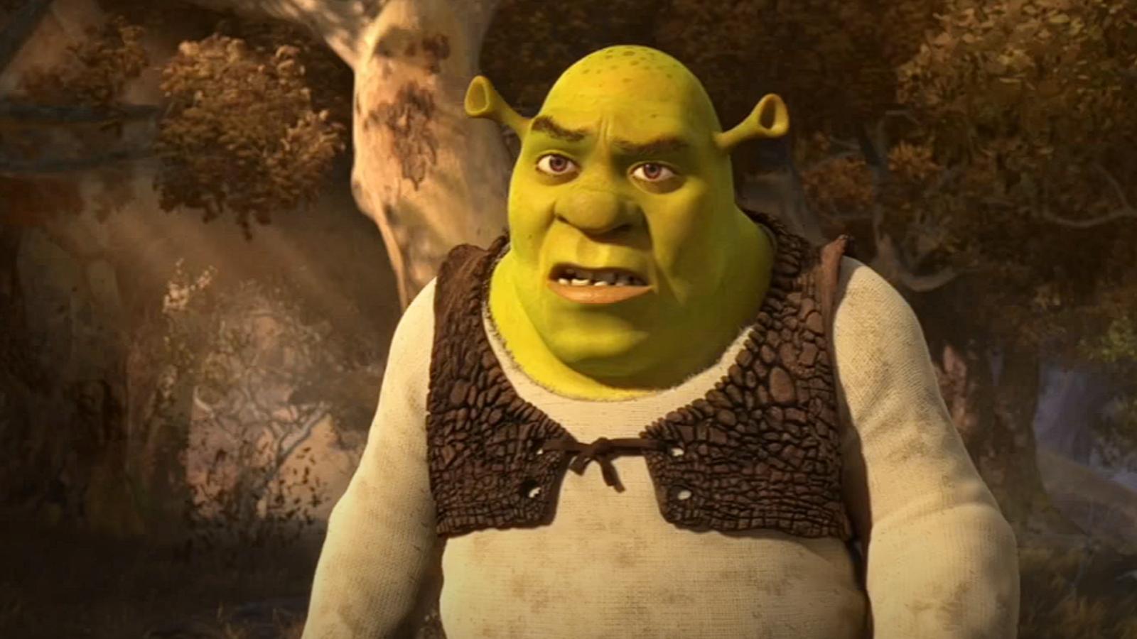 Shrek in the first Shrek film