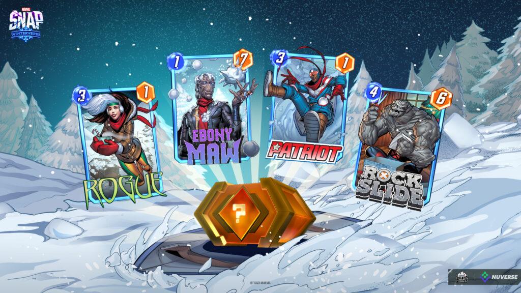 Marvel Snap Winterverse art variants