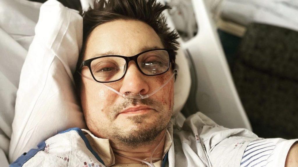 Avengers star Jeremy Renner in hospital.