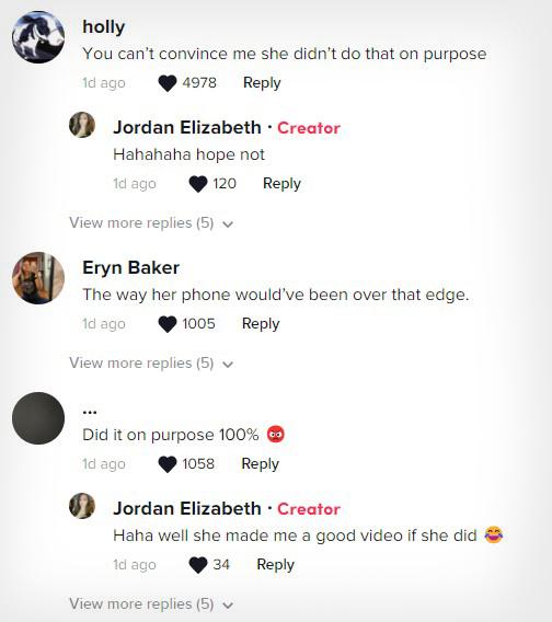 TikTok proposal comments copy