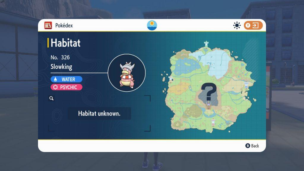 slowking locations pokemon scarlet violet