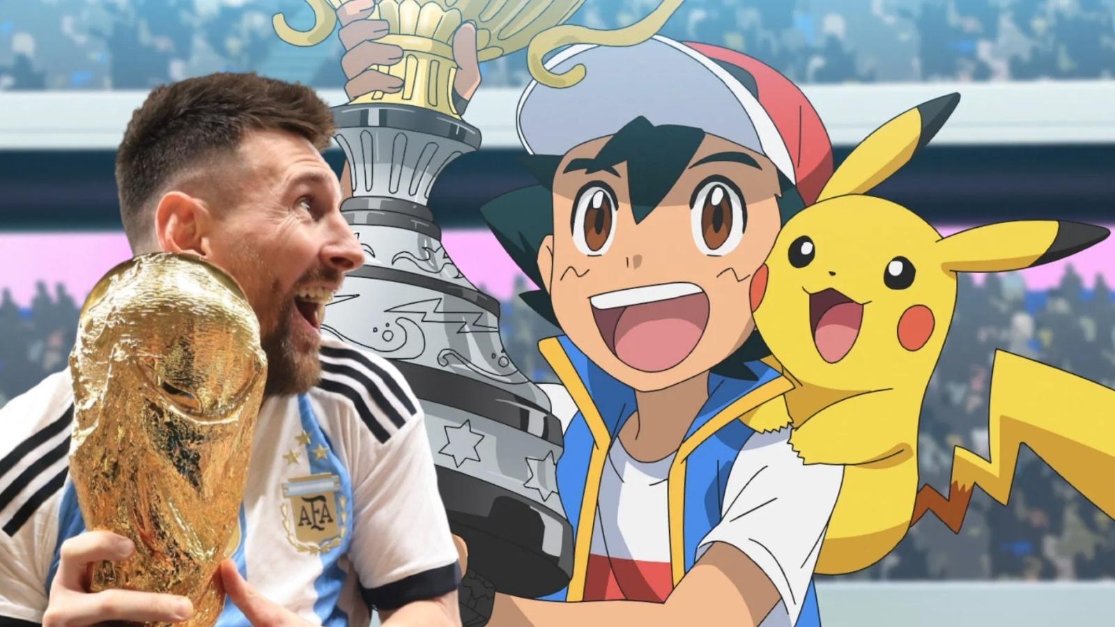 messi pokemon ash Ketchum