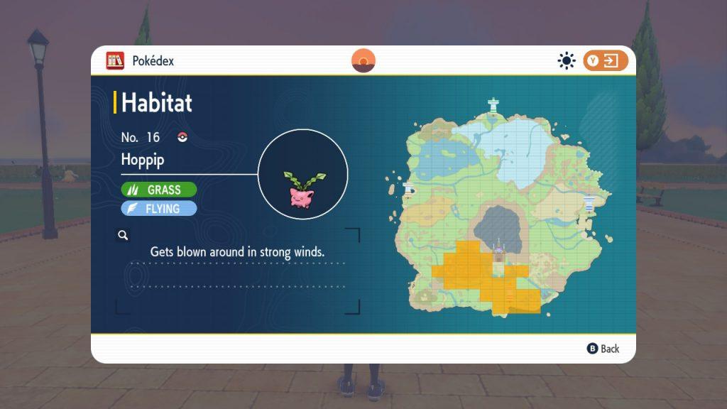 pokemon scarlet violet hoppip locations