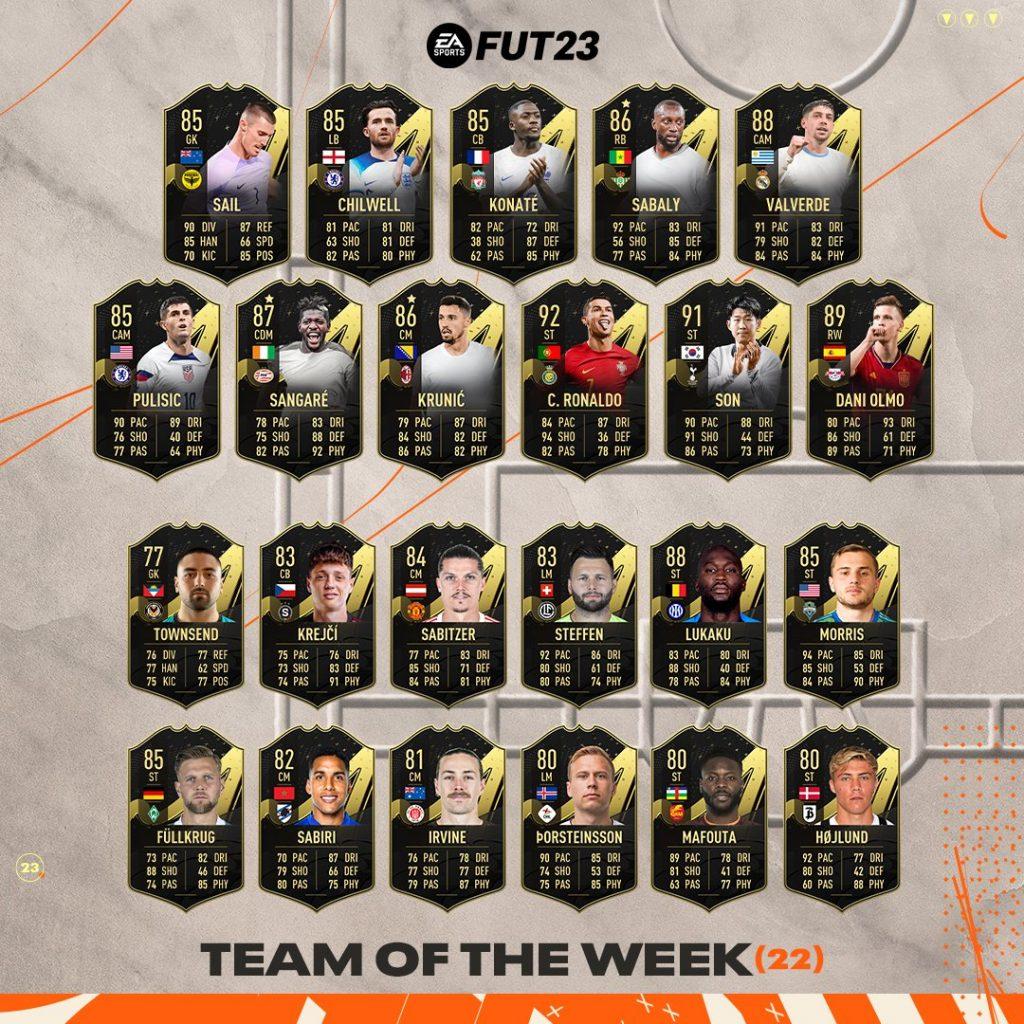 FIFA 23 TOTW 22