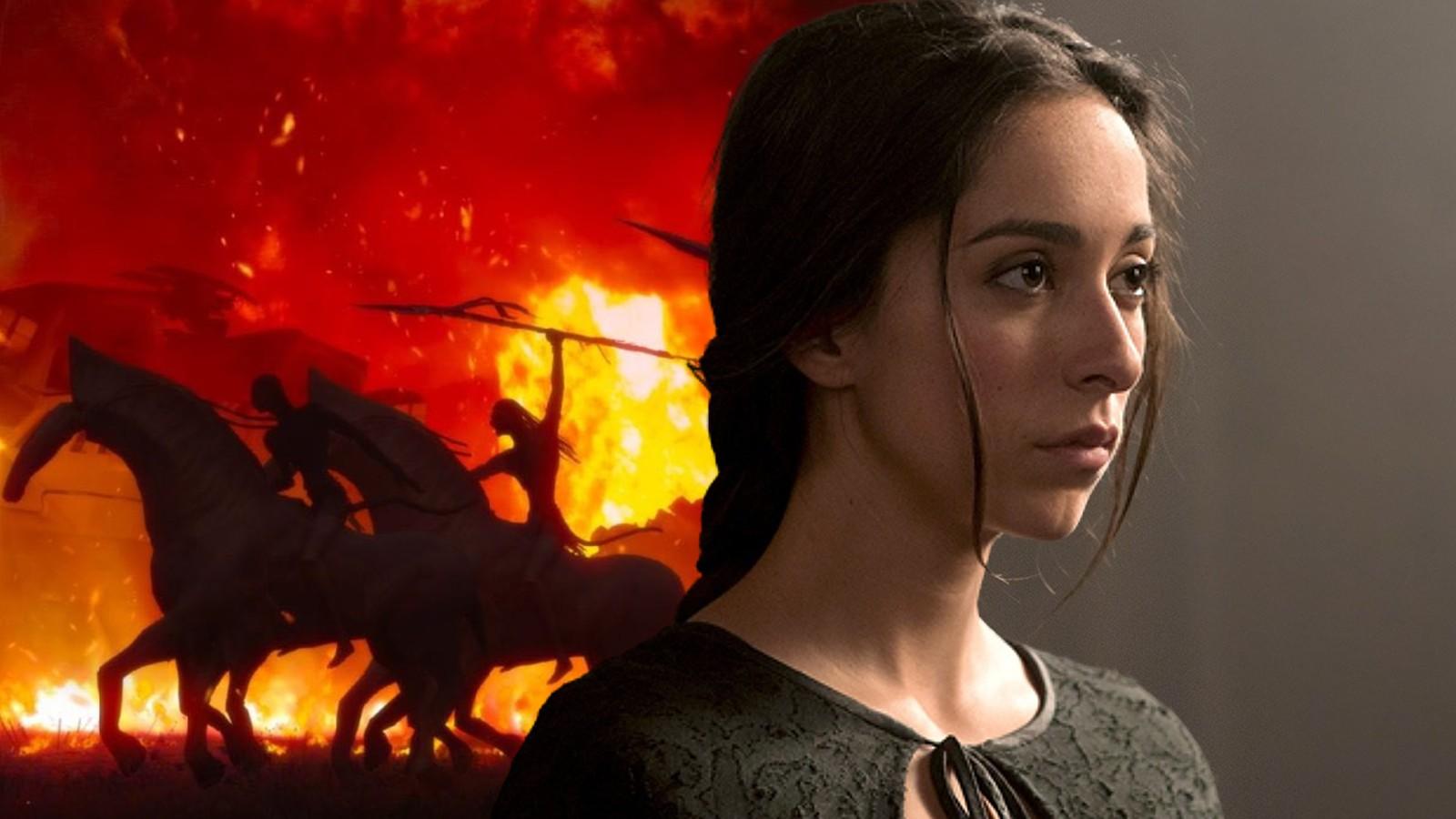 Oona Chaplin and concept art for Avatar 3