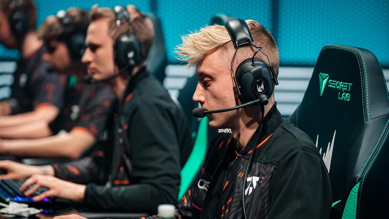 Fnatic Rekkles competing in the LEC