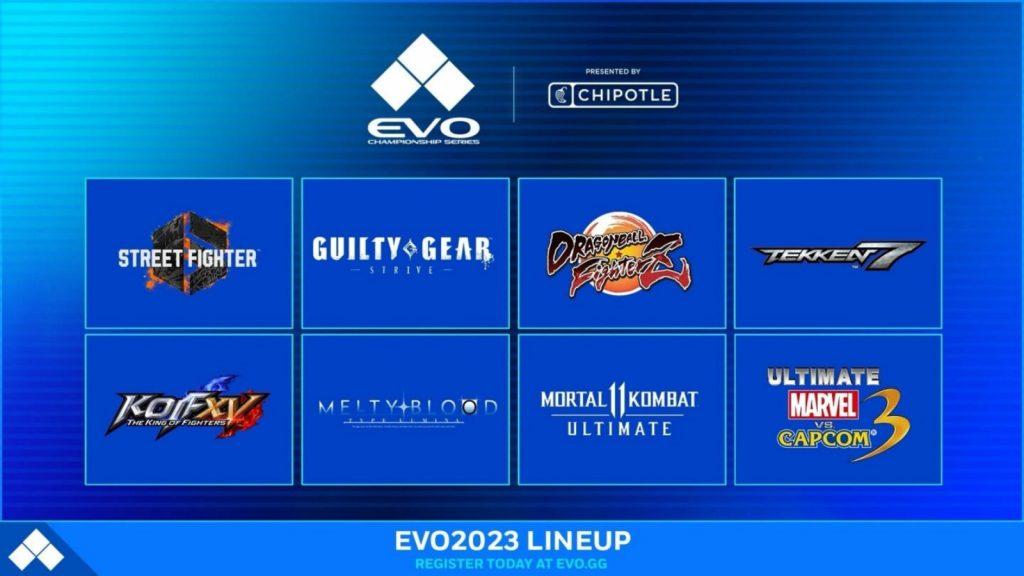 evo 2023 schedule