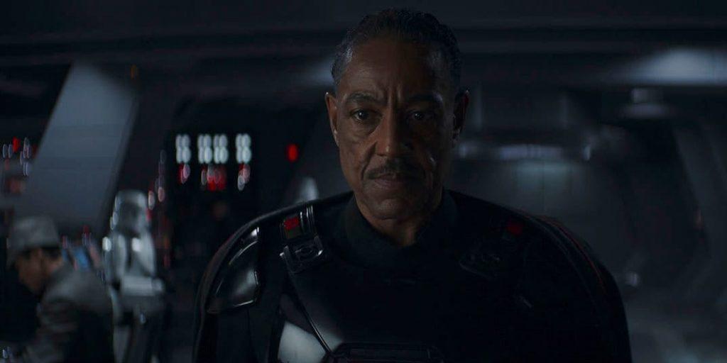 Giancarlo Esposito as Moff Gideon, who'll return in The Mandalorian Season 3