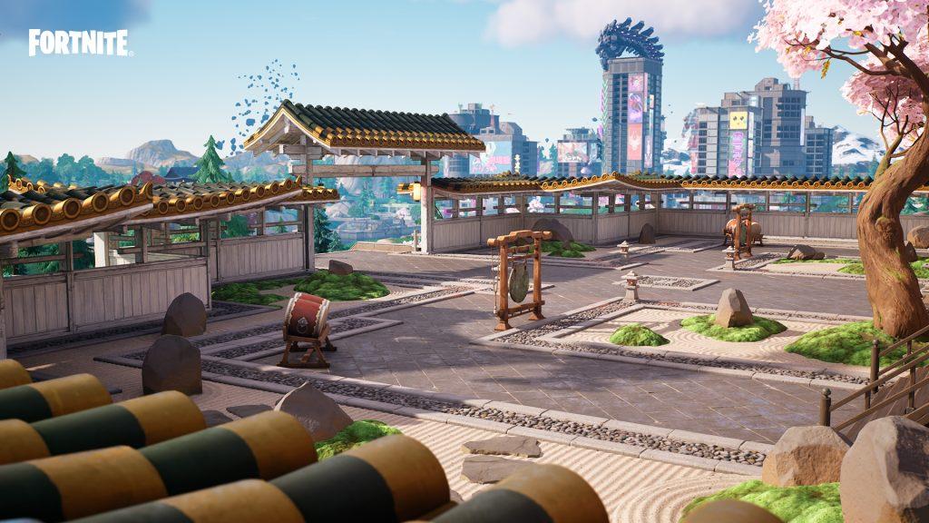 screenshot of the new biome in Fortnite chapter 4 season 2