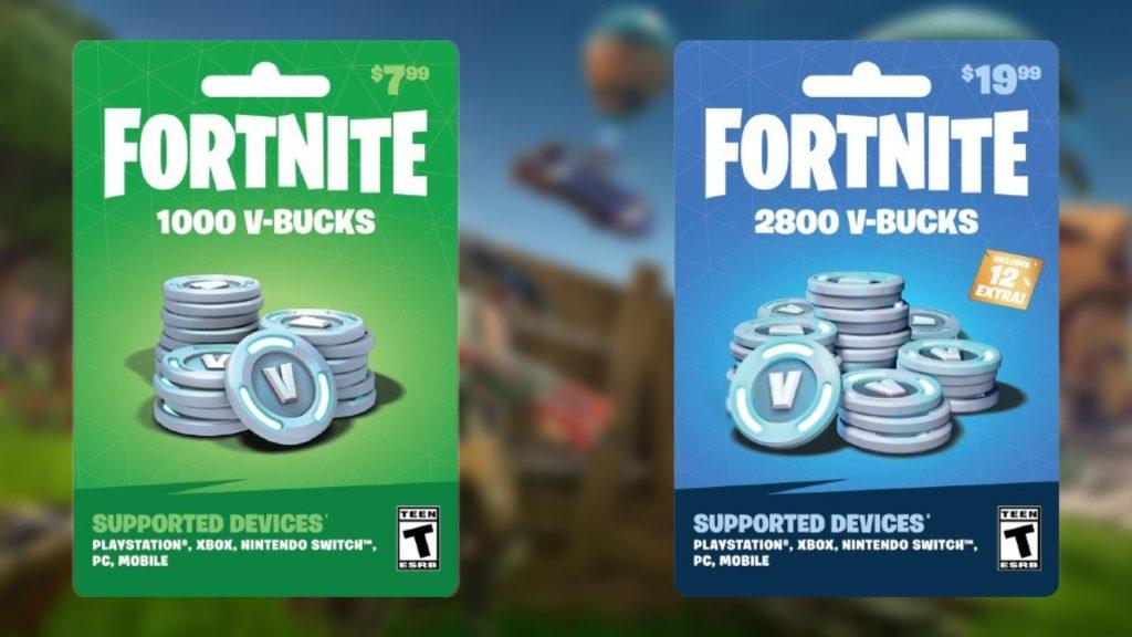 Fortnite V Bucks action figures