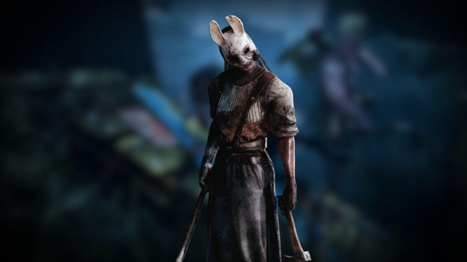 A custom image of The Huntress in Dead By Daylight.