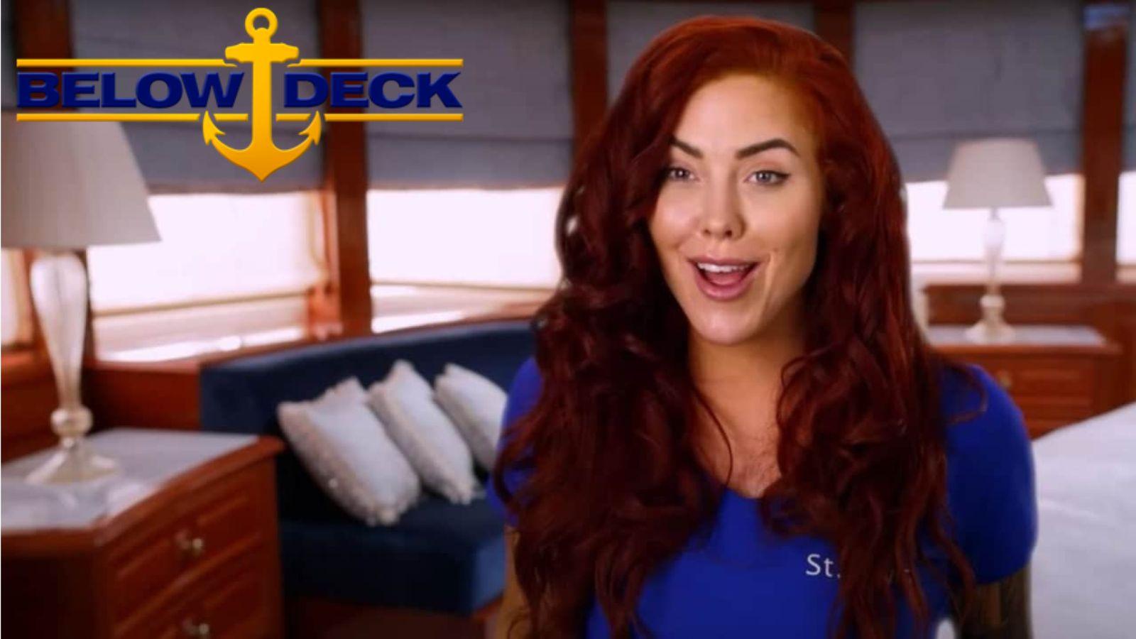 Below Deck's Hayley laughs in interview