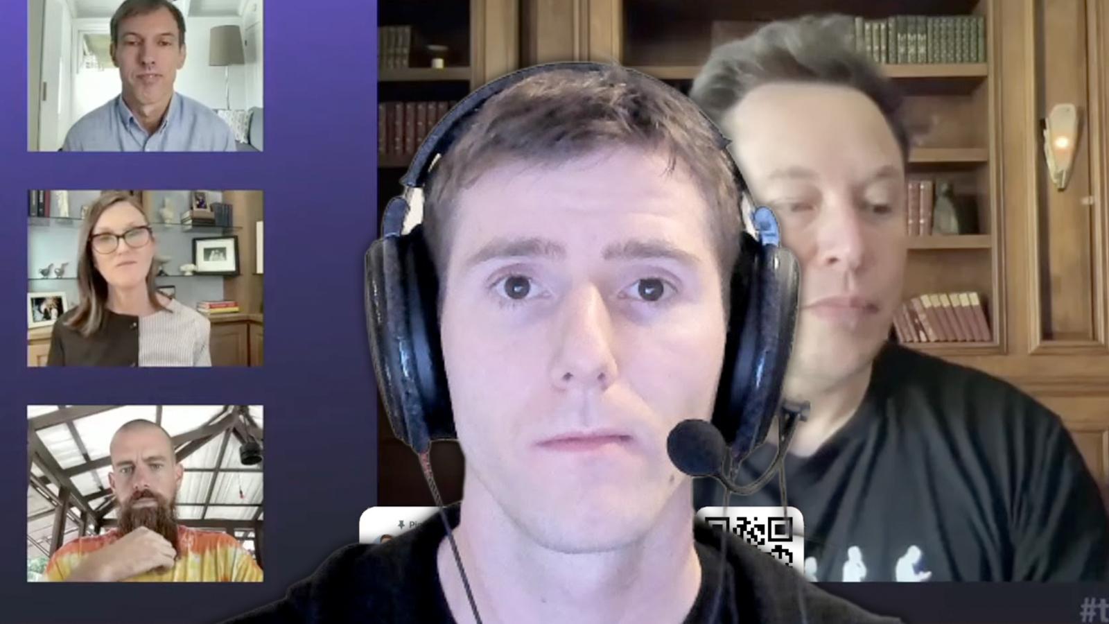 Linus Sebastian face on crypto scam videos on LTT's channel