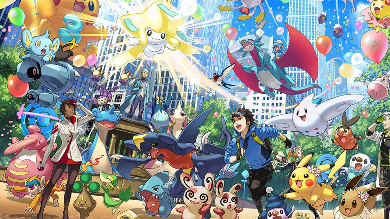 lots of pokemon in pokemon go art