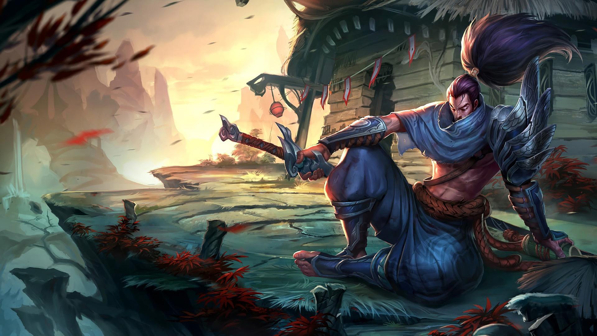 Yasuo League of Legends Champion Splash Art