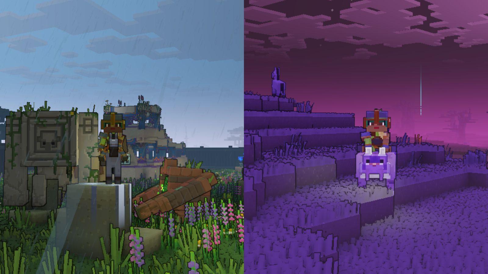 Minecraft Legends mounts