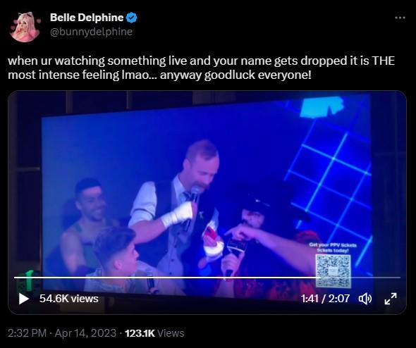 belle delphine tweet