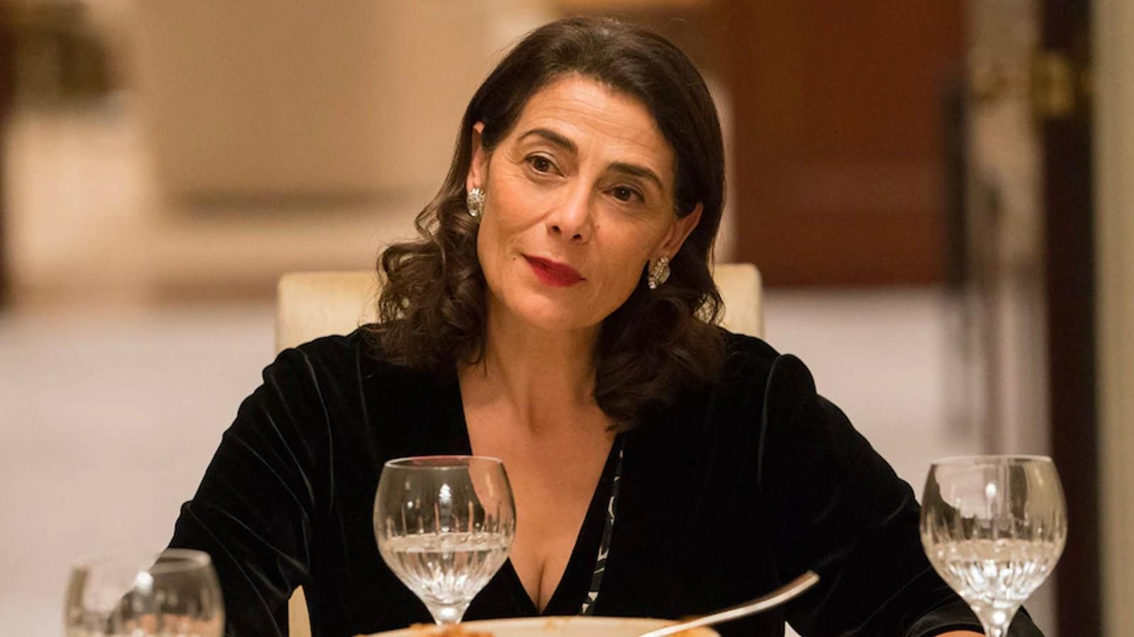 Hiam Abbass as Marcia in Succession