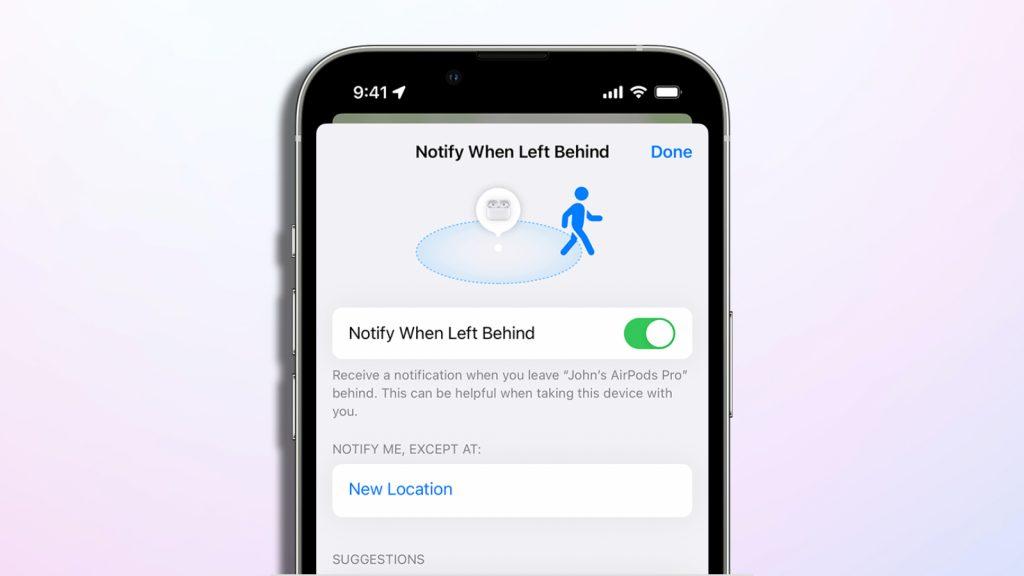 How to get an alert if your AirPods are left behind
