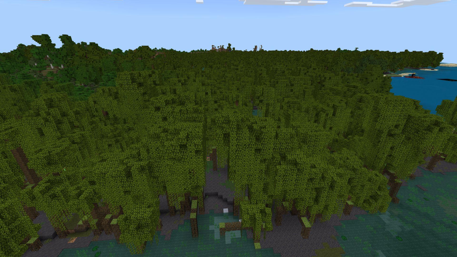 Mandrove biome Minecraft seed