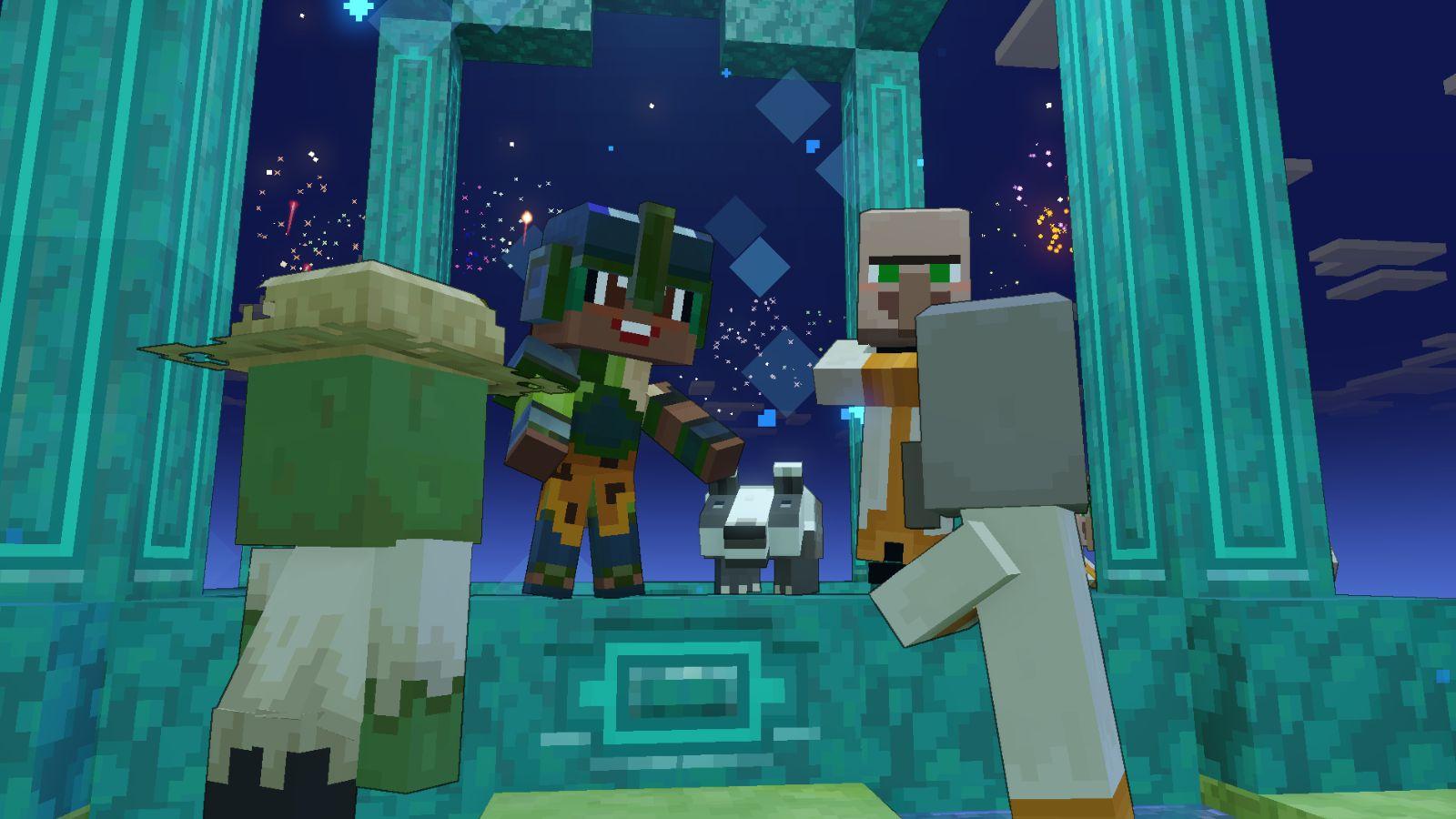 Minecraft Legends ending