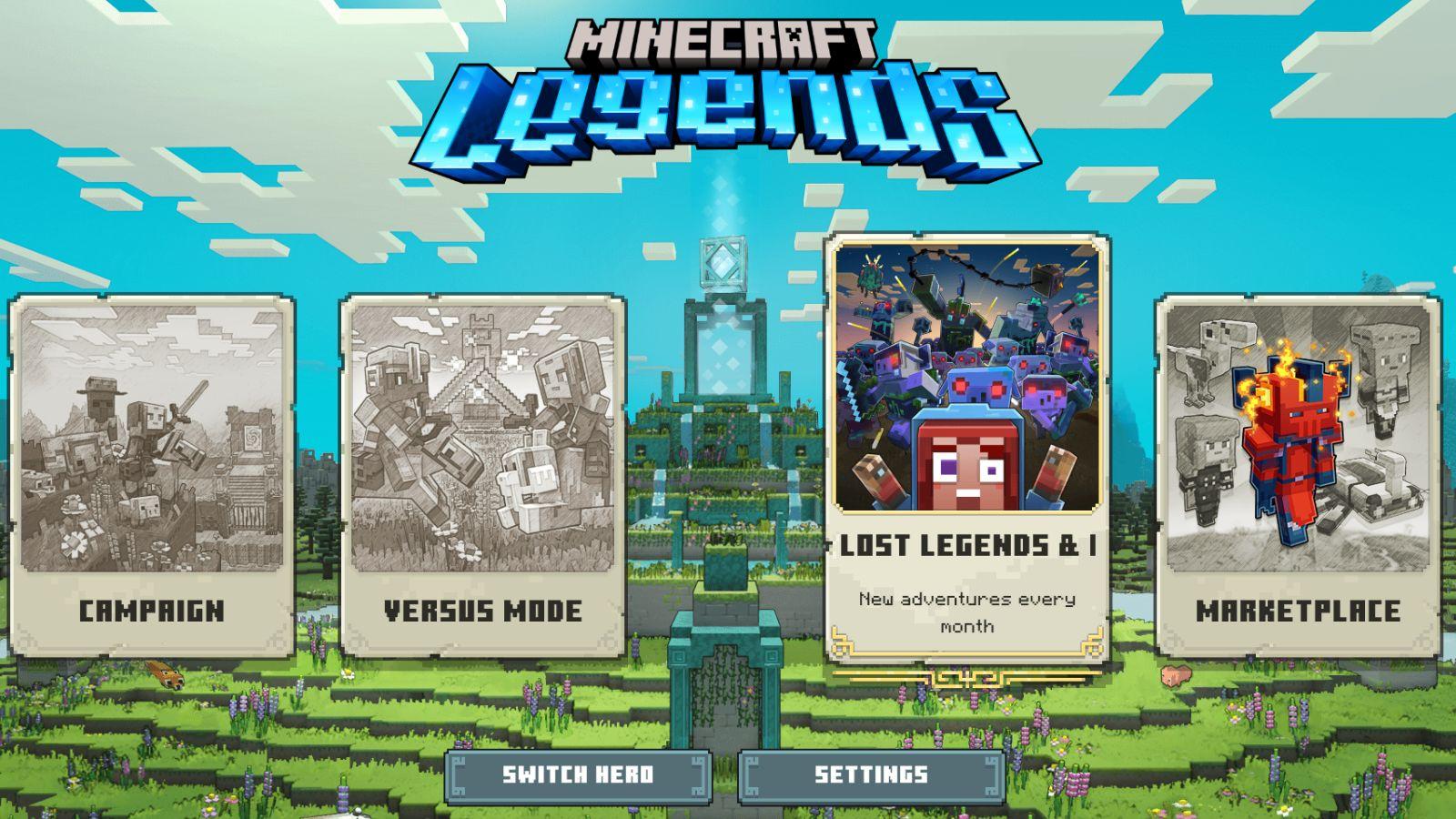 Minecraft Legends Lost Legends & I