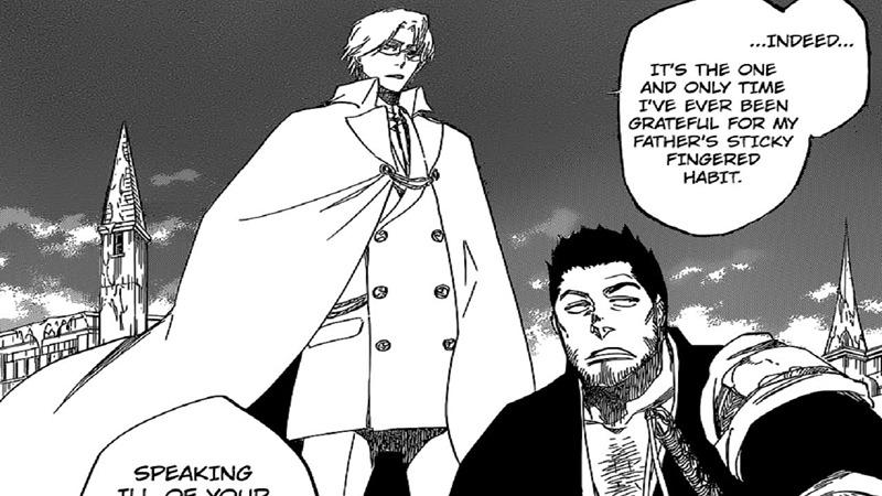 An image of Ryuken Ishida and Isshin Kurosaki in Bleach TYBW arc