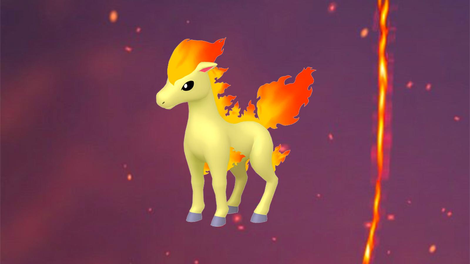 Ponyta in the POkemon Go Spotlight Hour