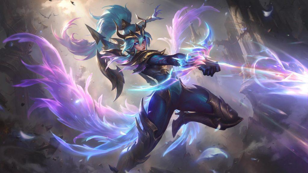 Dawnbringer Vayne skin splash art