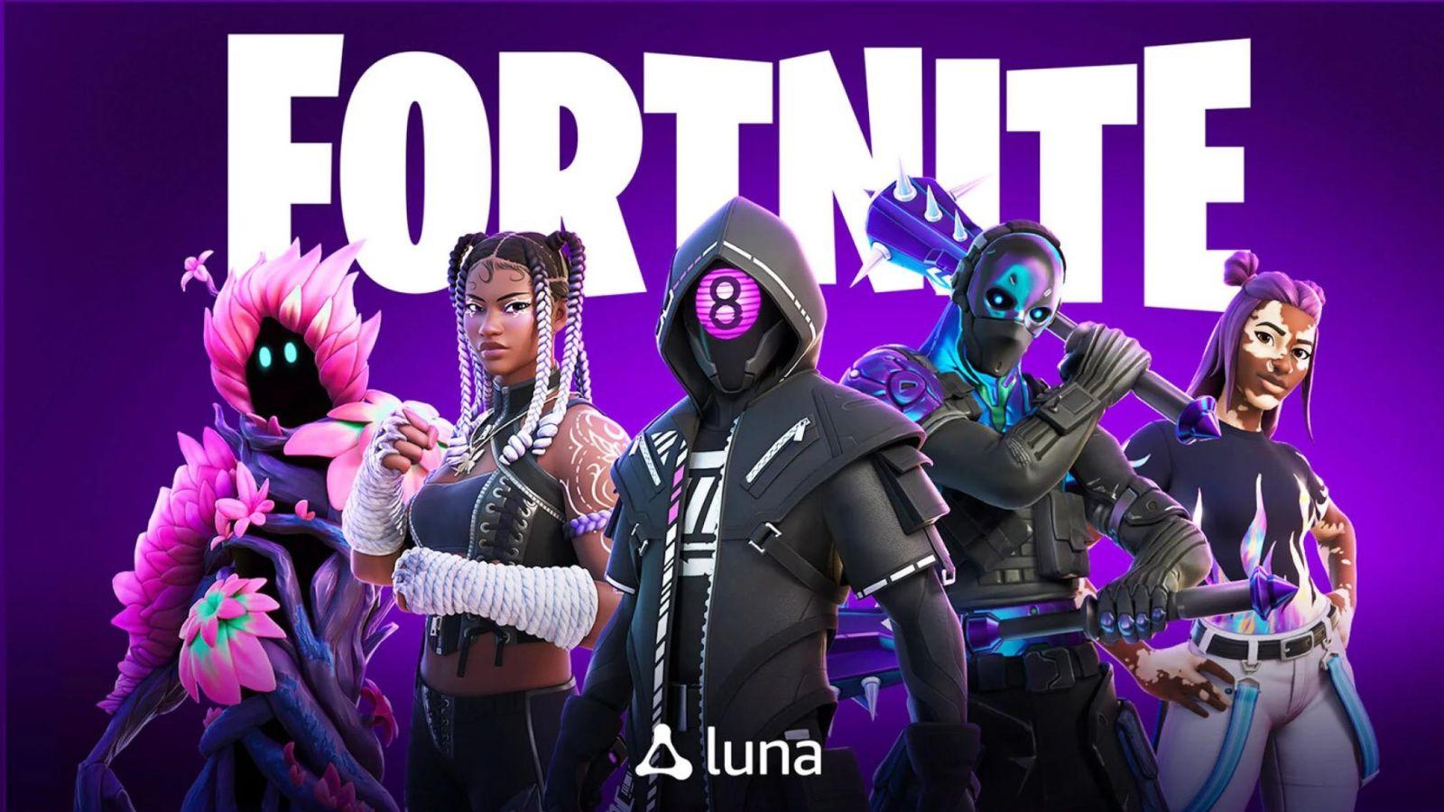 Fortnite on Amazon Luna