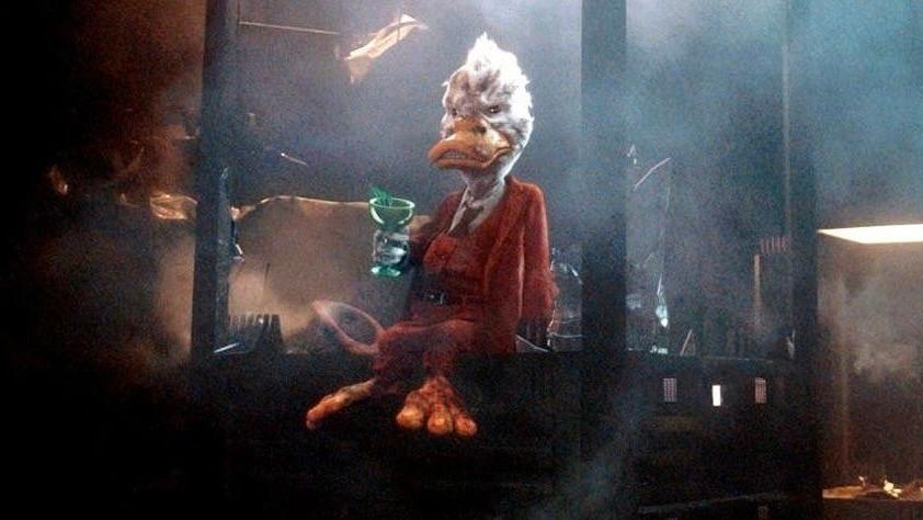 Howard the Duck in Guardians of the Galaxy.