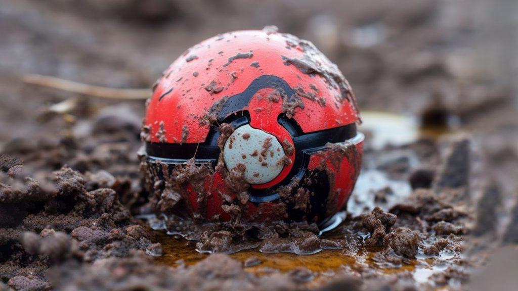 muddy pokeball