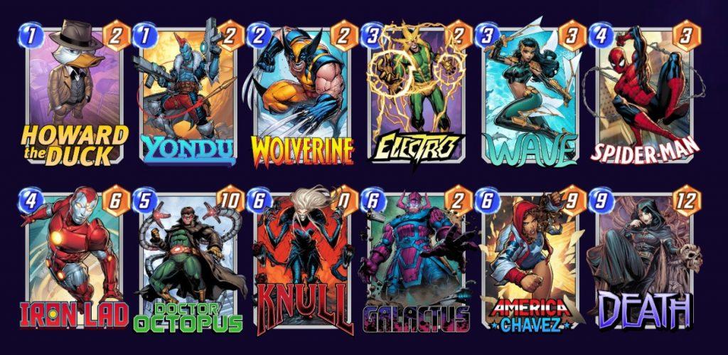 Marvel Snap Iron Lad Galactus decklist