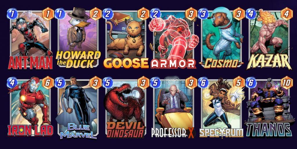 Marvel Snap Iron Lad Zoo decklist