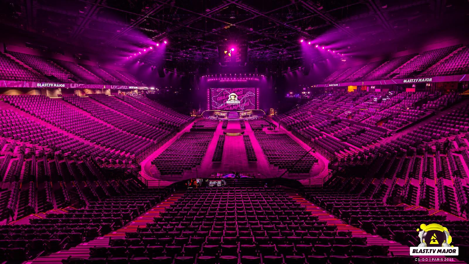 BLAST Paris Major arena