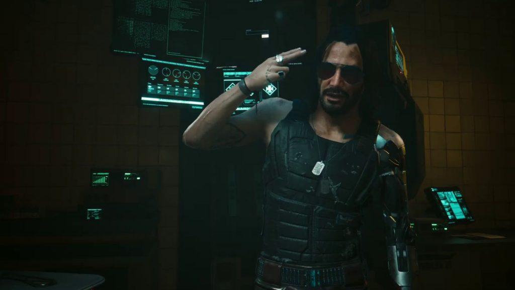 Johnny Silverhand in Cyberpunk 2077