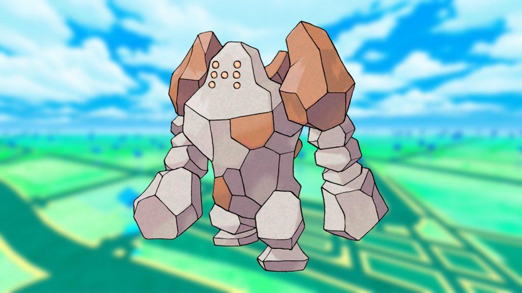 Regirock in Giovanni's team in Pokemon Go