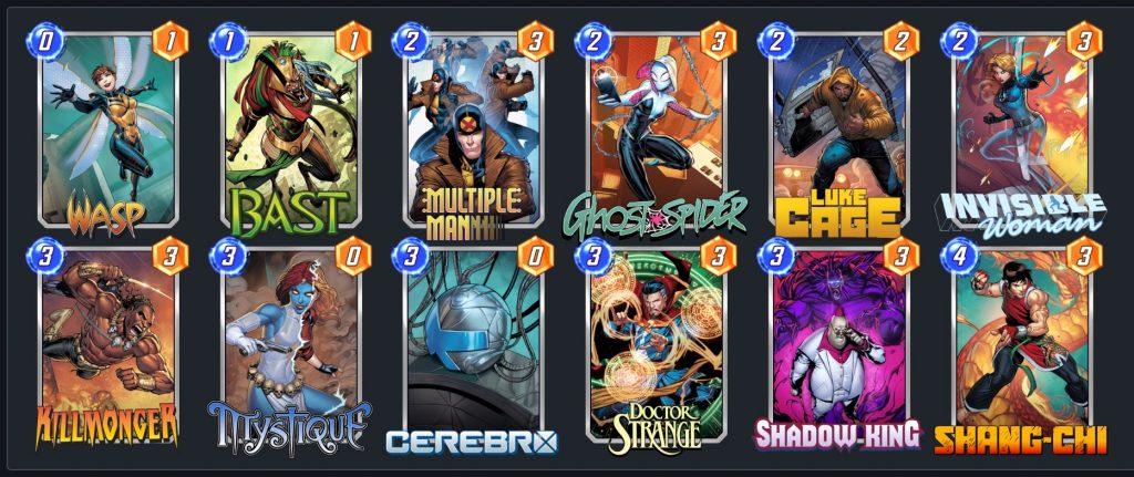 Marvel Snap movement deck