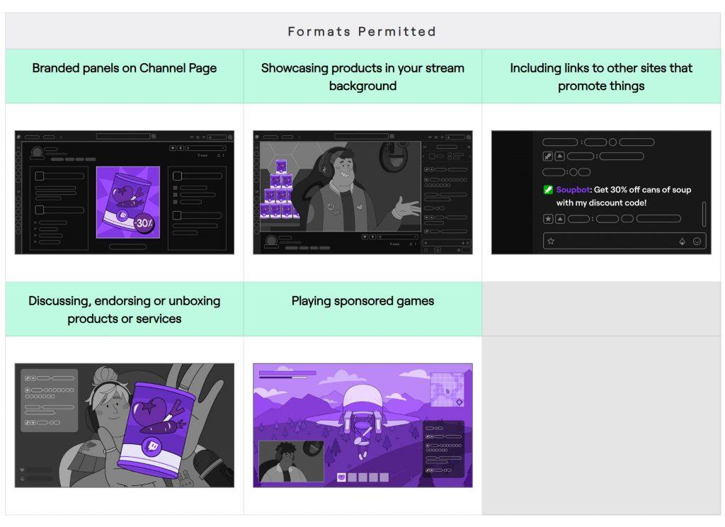 Twitch branded content guidelines