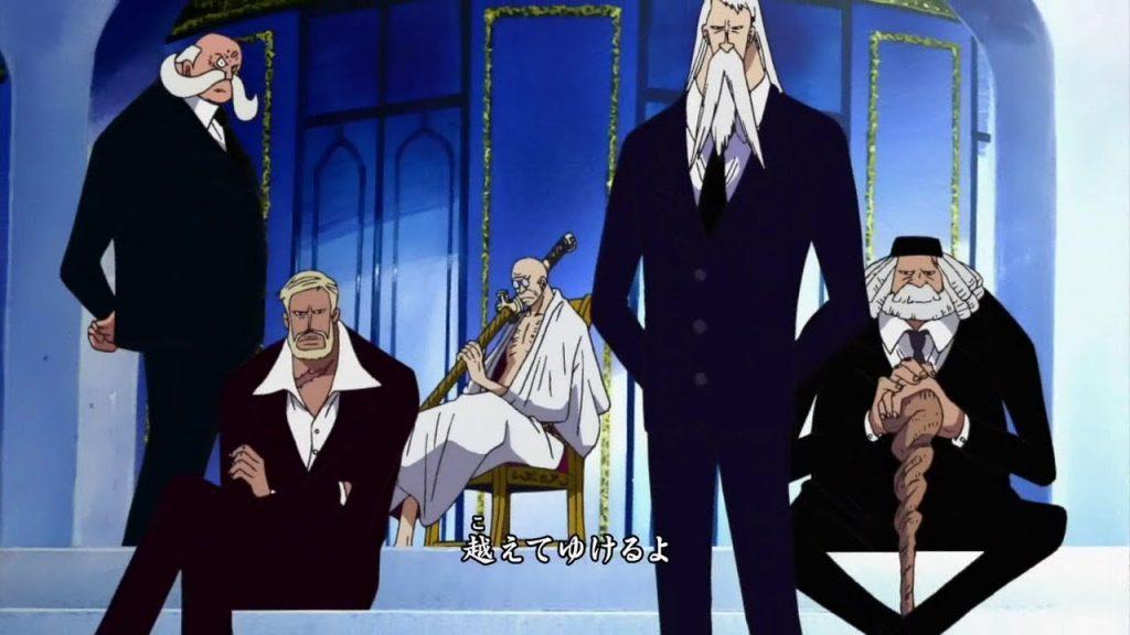 An image of the Five Elders in One Piece