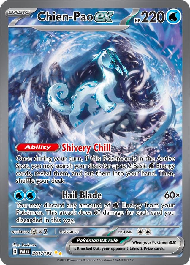 Chien-Pao ex Special Illustration Rare card