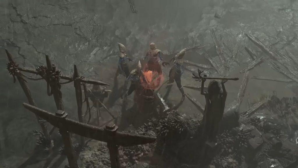 A screenshot from Diablo 4 trailer