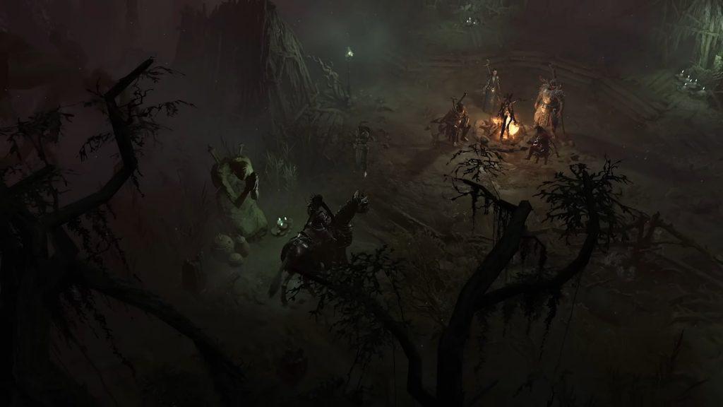 A screenshot from the Diablo 4 trailer