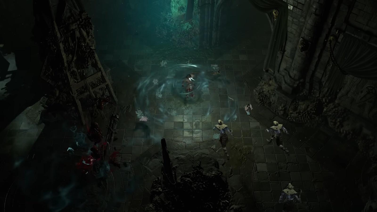 A screenshot from Diablo 4 trailer