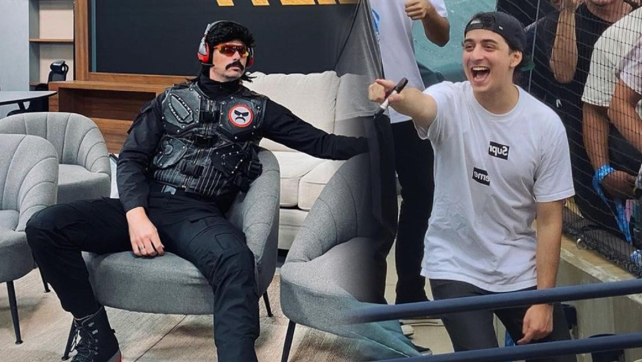 DrDisrespect next to Cloakzy