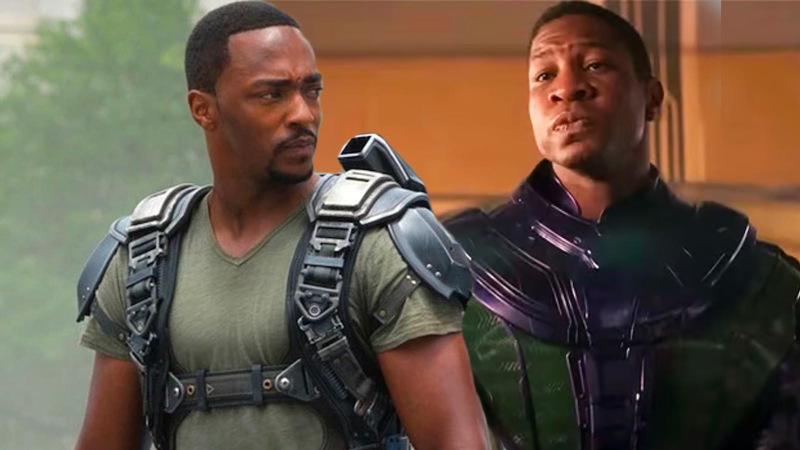 Anthony Mackie in The Winter Soldier and Jonathan Majors in Ant-Man 3