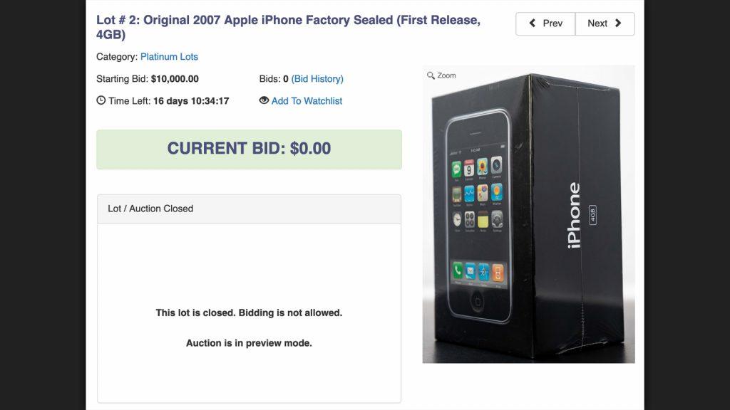 iphone page lcg auctions